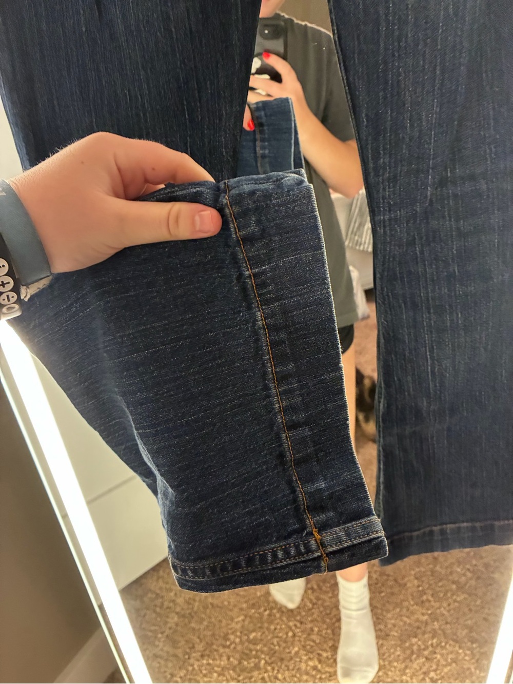 Kimes Ranch Dark Blue Boot Cut Jeans - Picture 9 of 13